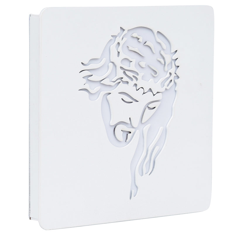Jesus Christ LED Wooden Wall Lamp media 3