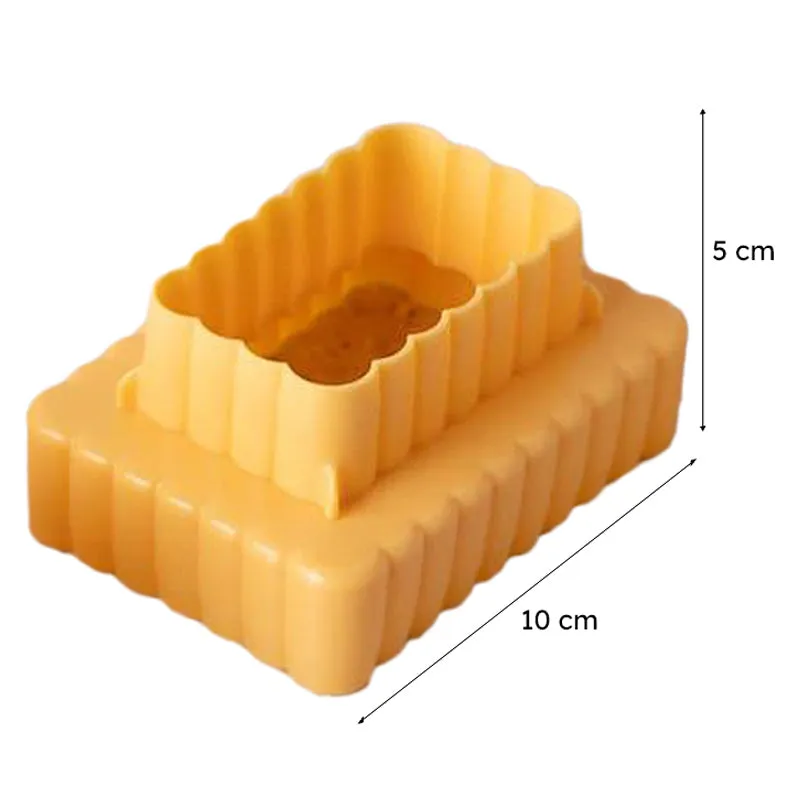 Dough Dip Cookie Cutter (Yellow) - Set Of Six media 6