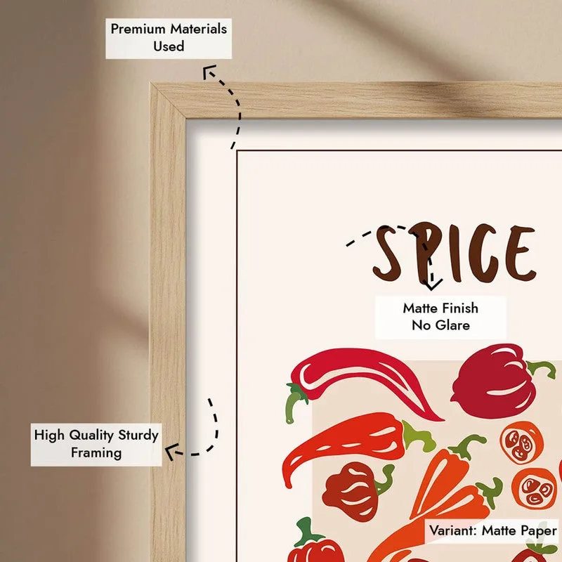 Spice it Up Archival Canvas Wall Art - Brown media 8