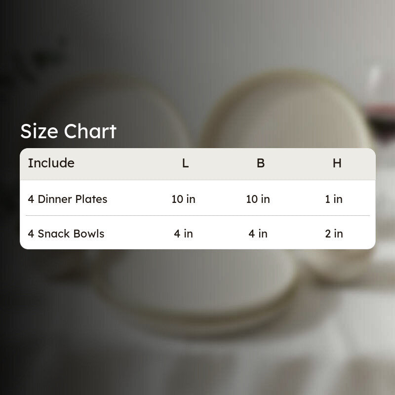 Aarunya Ceramic Dinner Set - 8 Piece Set media 8