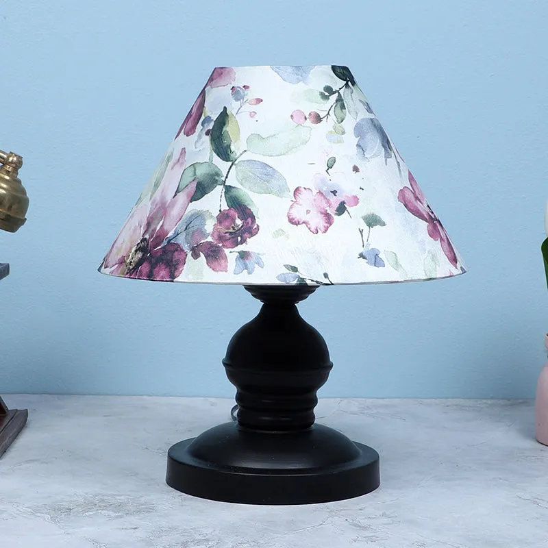 Lumikko Prima Printed Mango Wood Table Lamp - Multicolor media 2