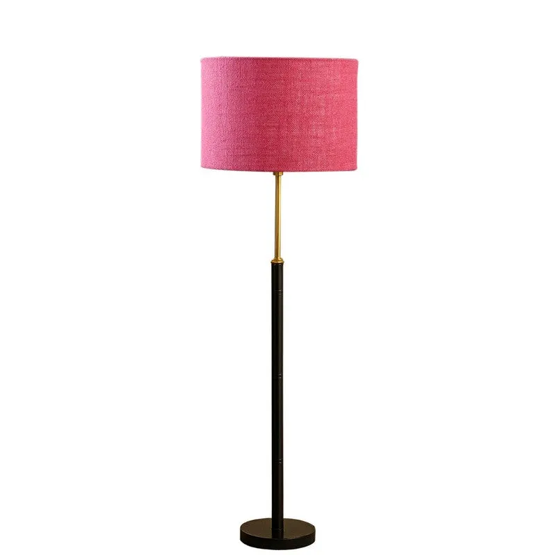 Horizon Curve Wooden Floor Lamp - Pink media 5