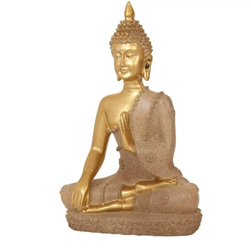 Glitter Serene Buddha Showpiece media 3