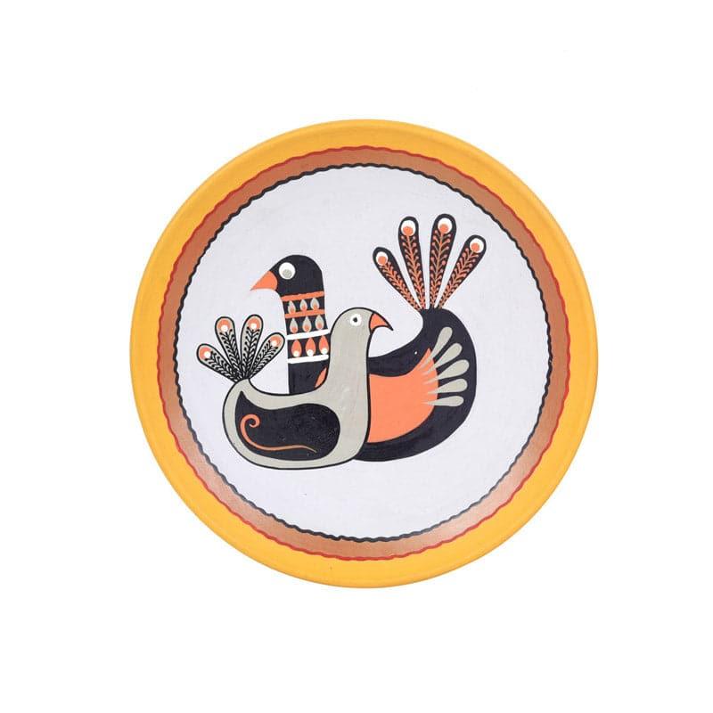 Chidiya Terracotta Wall Plate media 3