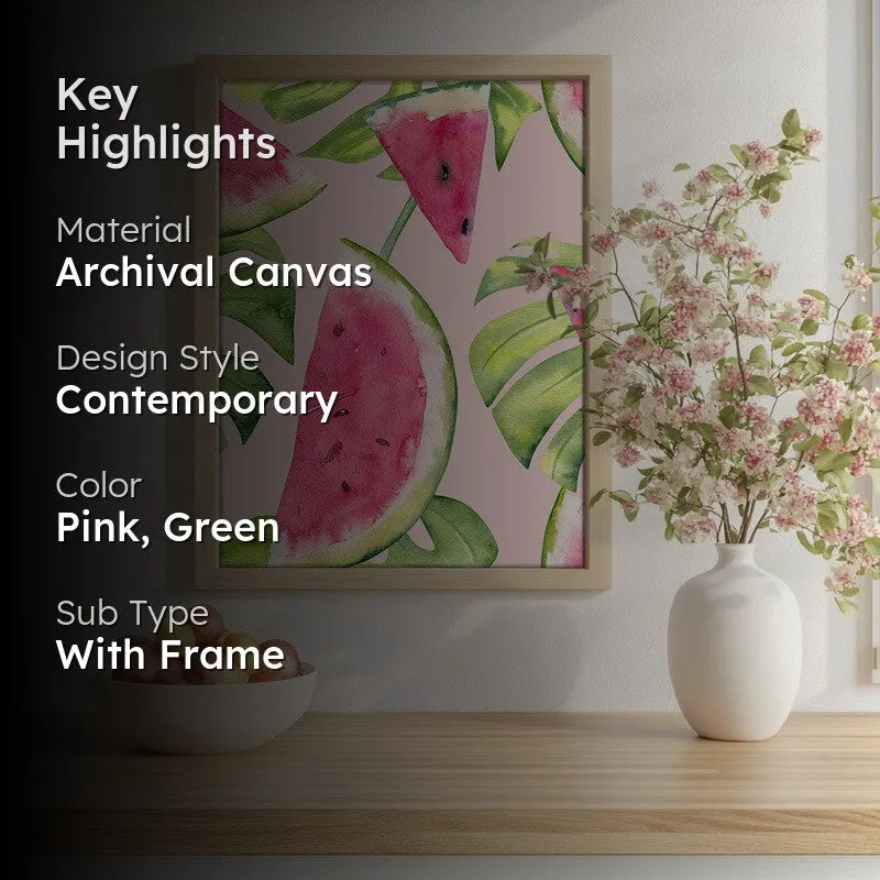 MelonBlast Archival Canvas Wall Art - Brown media 2