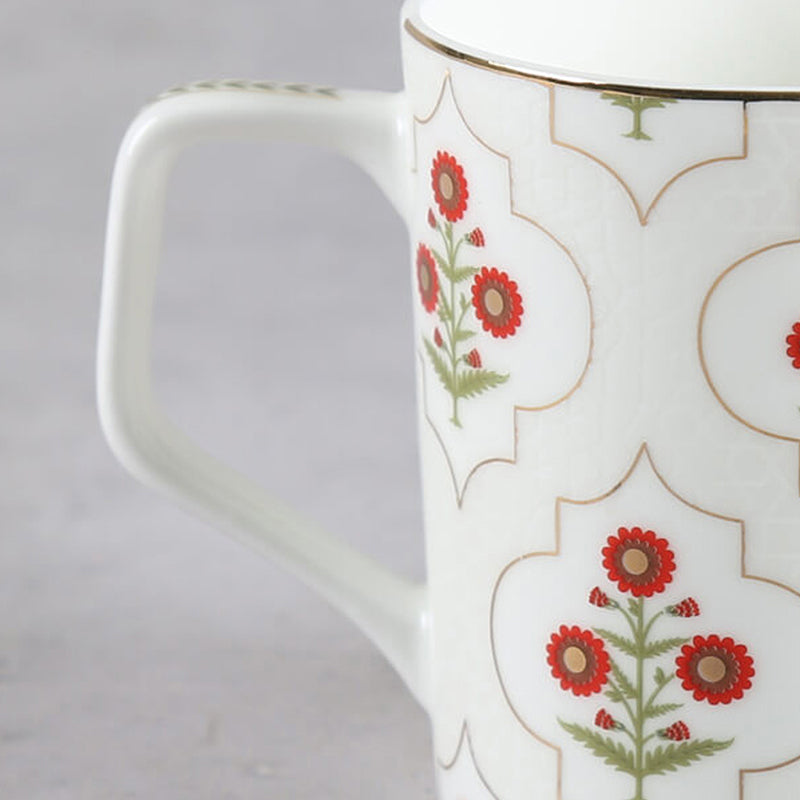 India Circus Bone China Tea Cup (220 mL Each)/Ivory)-  Set of Six media 6