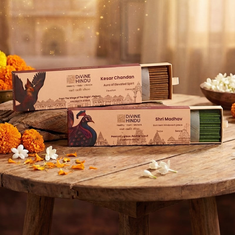 Kesar Chandan & Shri Madhav Incense Sticks