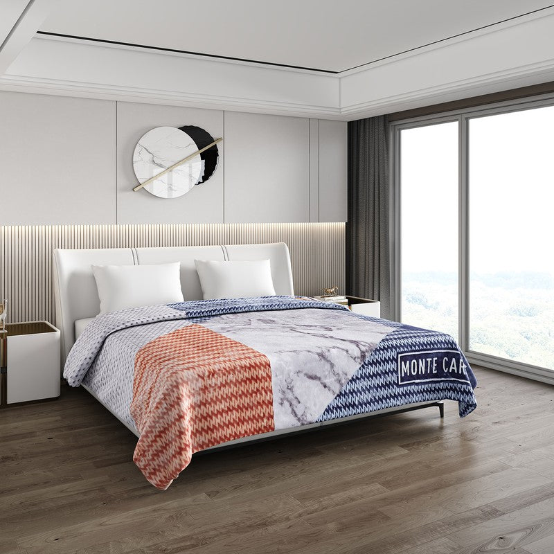 Monte Carlo Marble Mirage Blanket - 800 GSM - Queen/Double