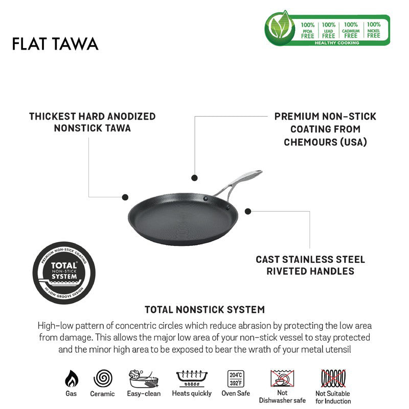 Circulon Hard Anodized Dosa Tawa - 24 cm media 6