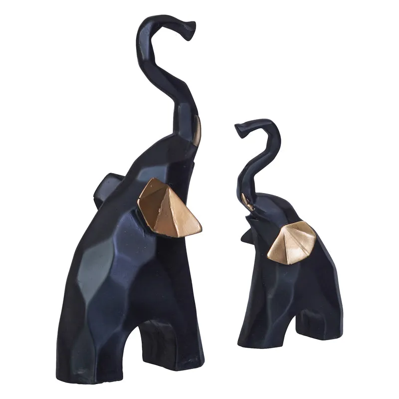 Mom And Baby Ellie Polyresin Showpiece - Set Of Two media 5