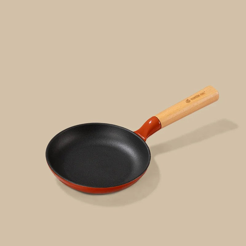 Cumin Co Enamel Cast Iron Frying Pan (Rust) - 750 mL media 4