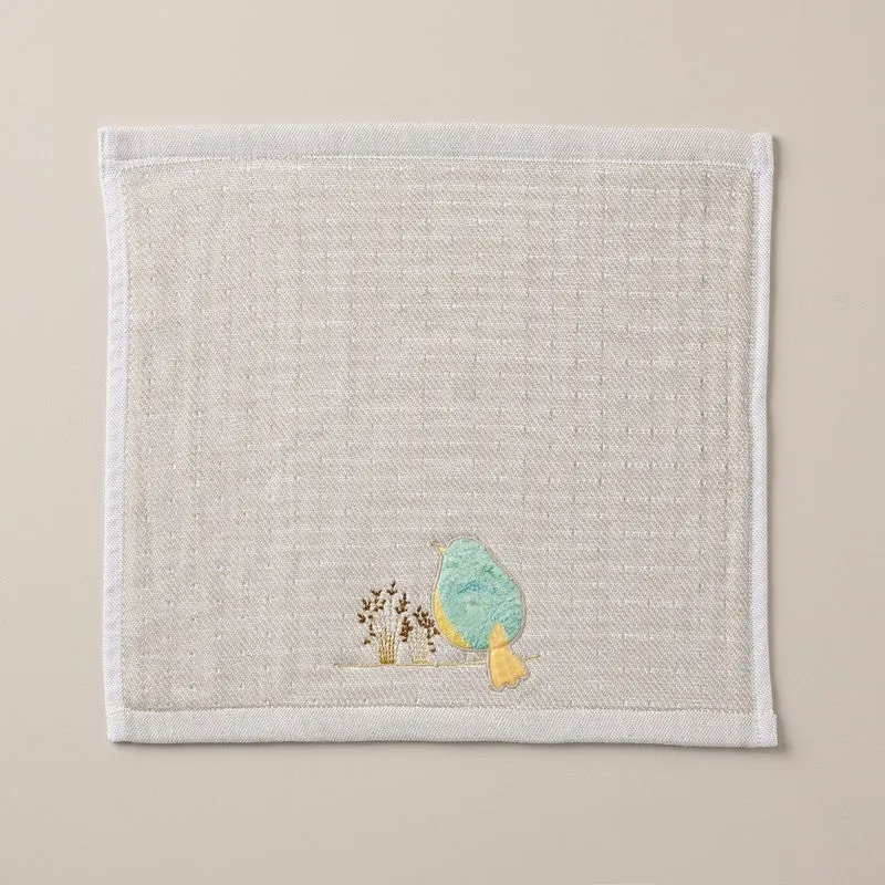 Cushira Applique Bamboo Cotton Hand Towels with Canvas Box - Set Of Three media 6