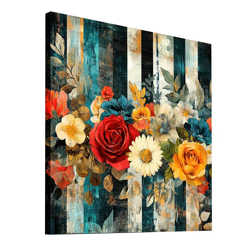 Floral Striations Wall Art media 4