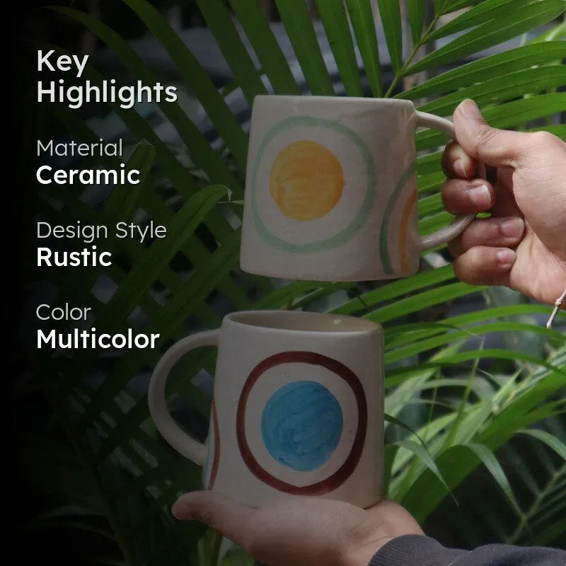 Ambrose Ceramic Coffee Mug (250 mL Each) - Set of Two media 2