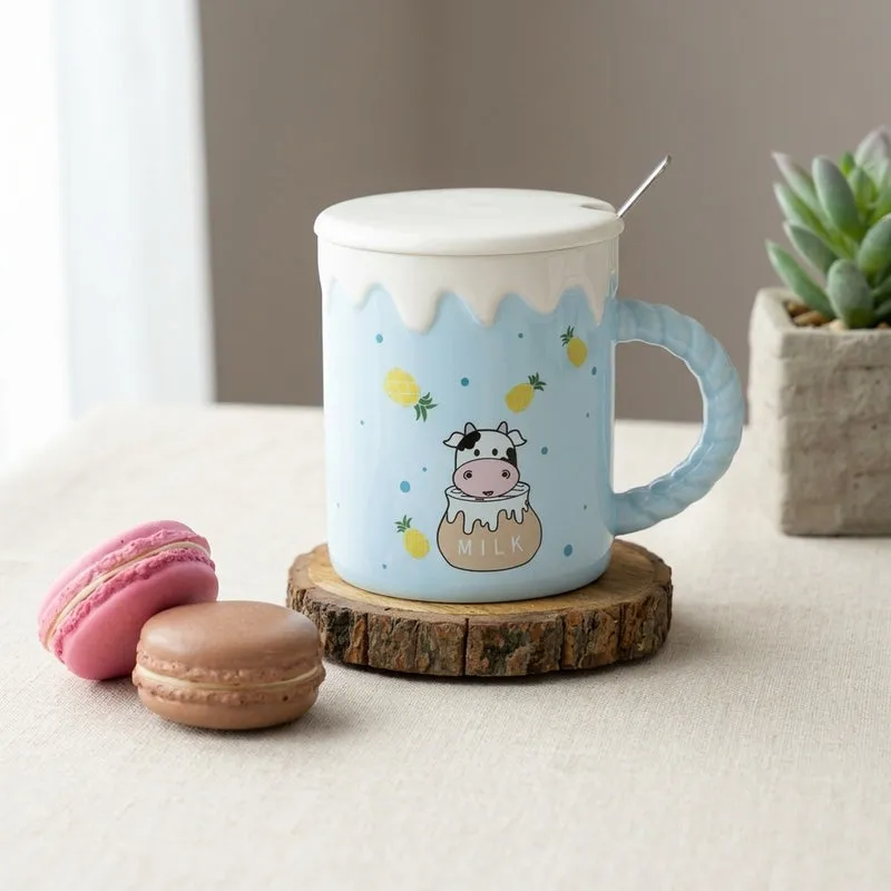 Cow Call Ceramic Coffee Mug (340 mL) media 1