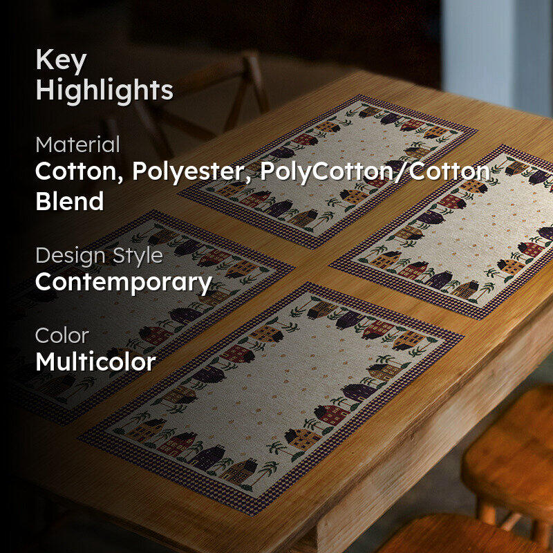 Palm Village Table Mat - Set Of Four media 2