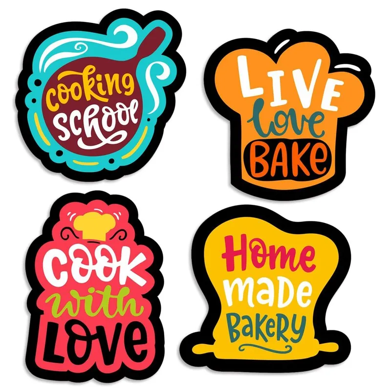 Whisk Takers Fridge Magnets - Set Of Four media 3