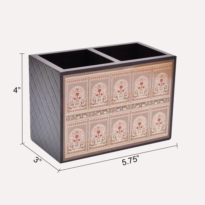 Decorative Wooden Cutlery Stand media 6