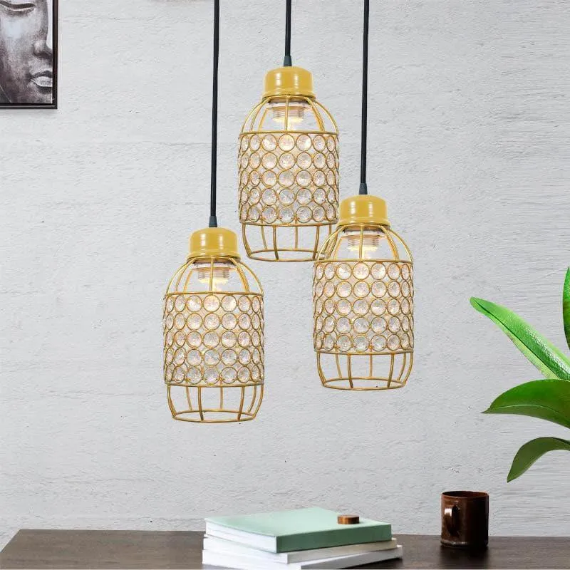 Celine Cluster Pendant Lamp - Gold media 3