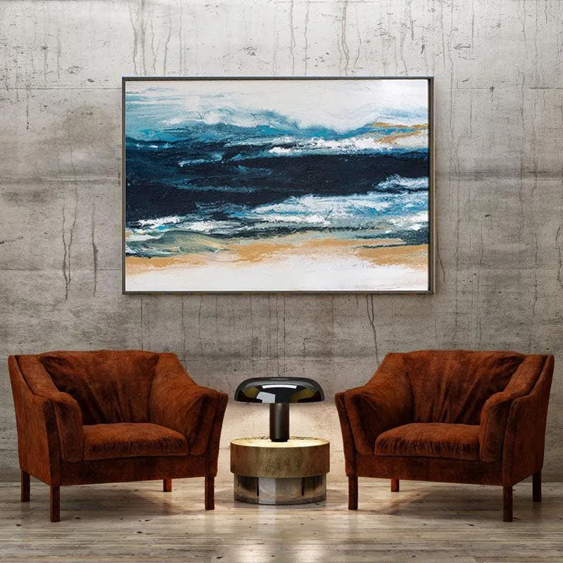 Highland Chaos Canvas Wall Painting - Black Frame media 4