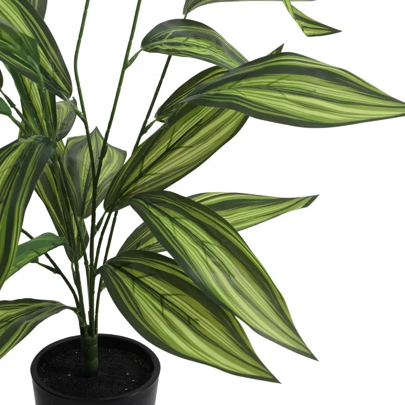 Artificial Croton Faux Plant With Pot - 2 ft media 5