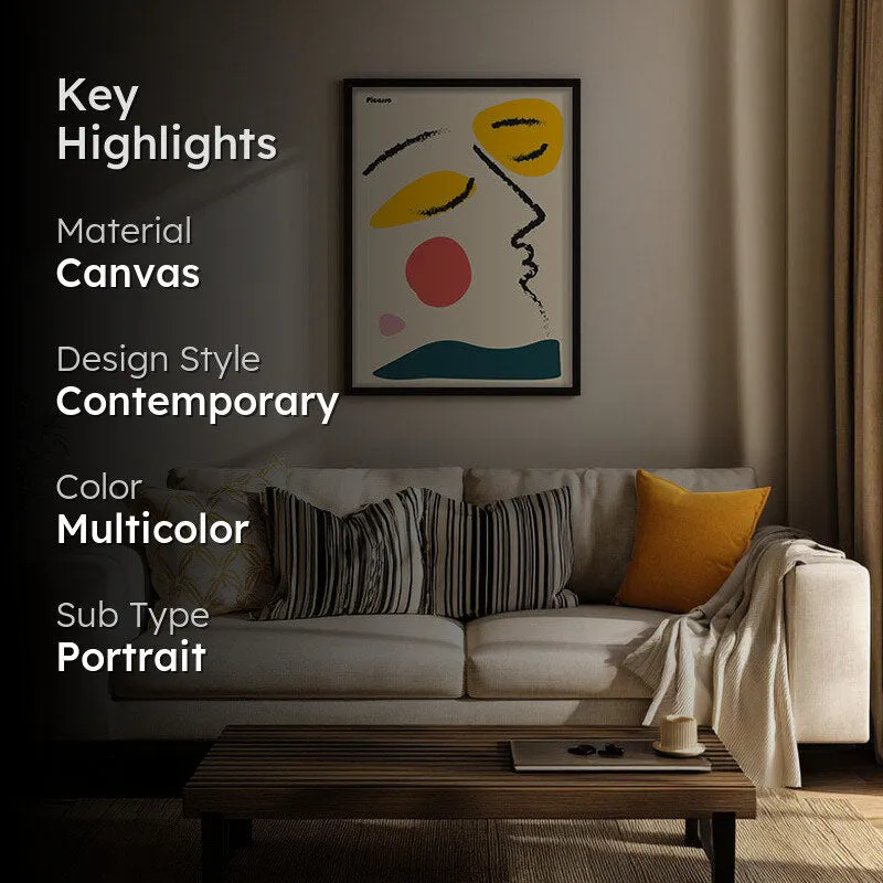 Enigmatic Vision Archival Canvas Wall Art - Black Frame media 2