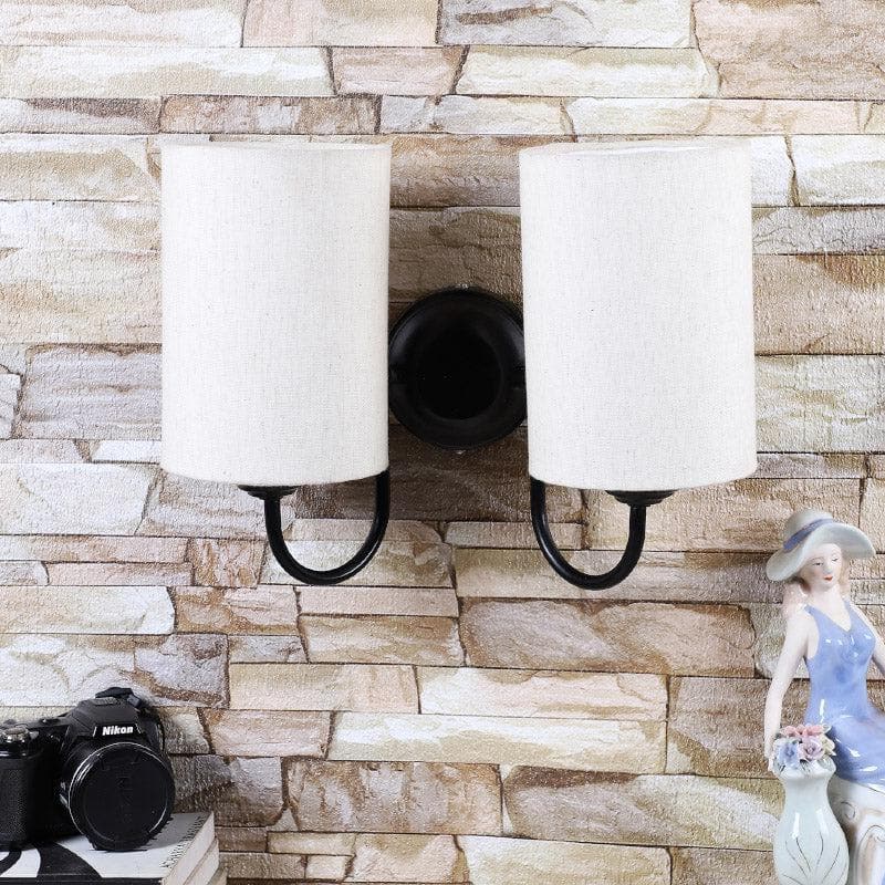Carne Fabric & Metal Wall Lamp media 3