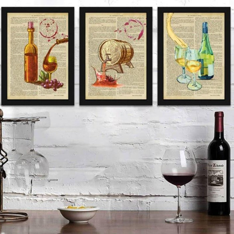 Wine Wista Wall Art - Set Of Three