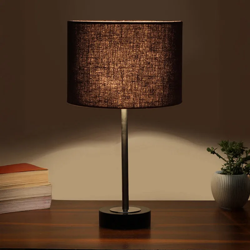 Cotin I Rodin Wooden Table Lamp - Black,Silver media 1