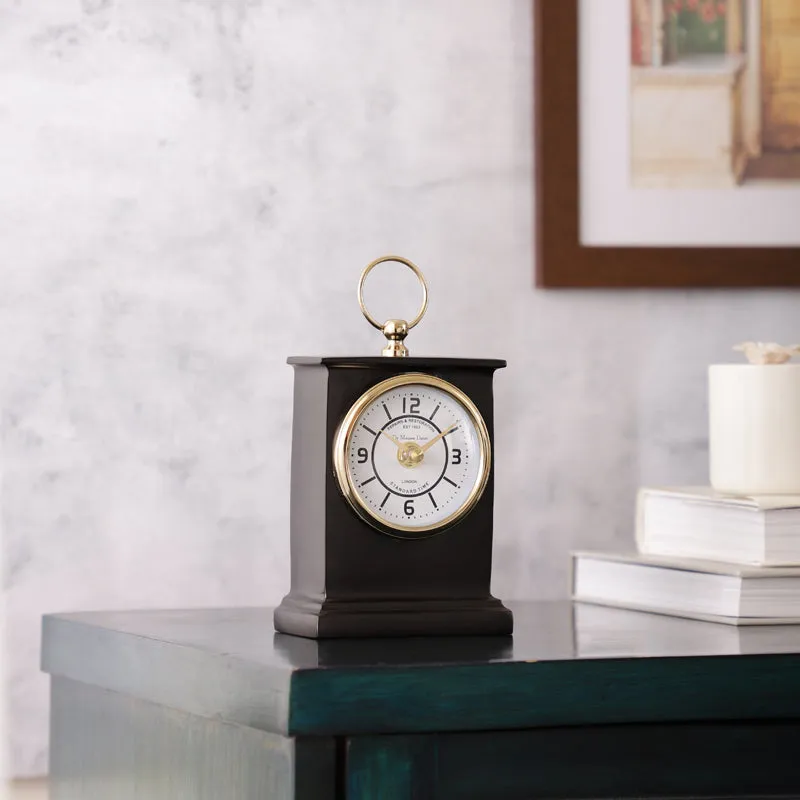 Silaso Table Clock - Black media 1