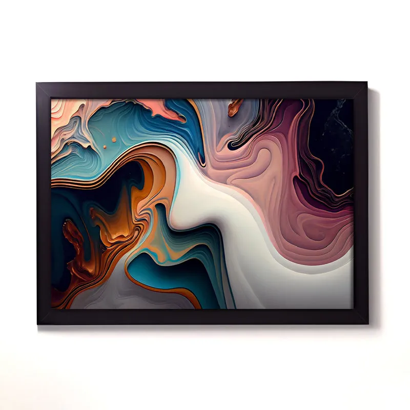 Revery Flow Abstract Wall Painting media 3