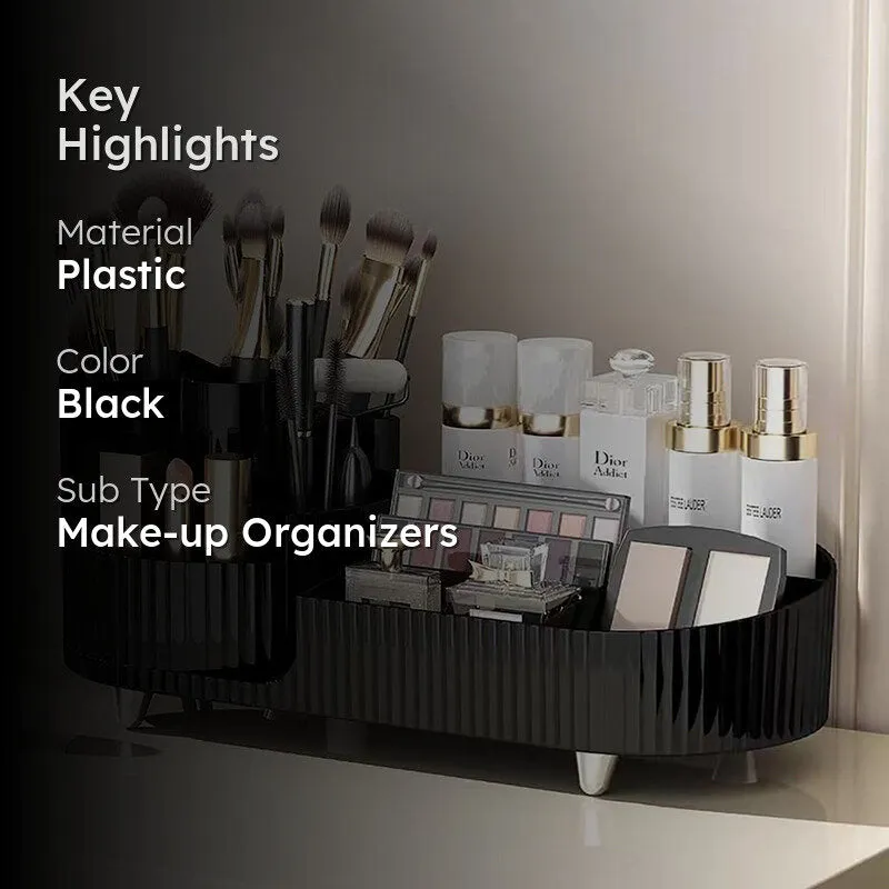 Sort Story Plastic Cosmetic Organiser - Black media 2