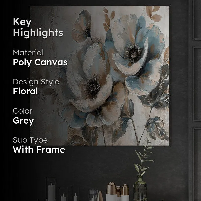 Ethereal Blooms Wall Painting media 2