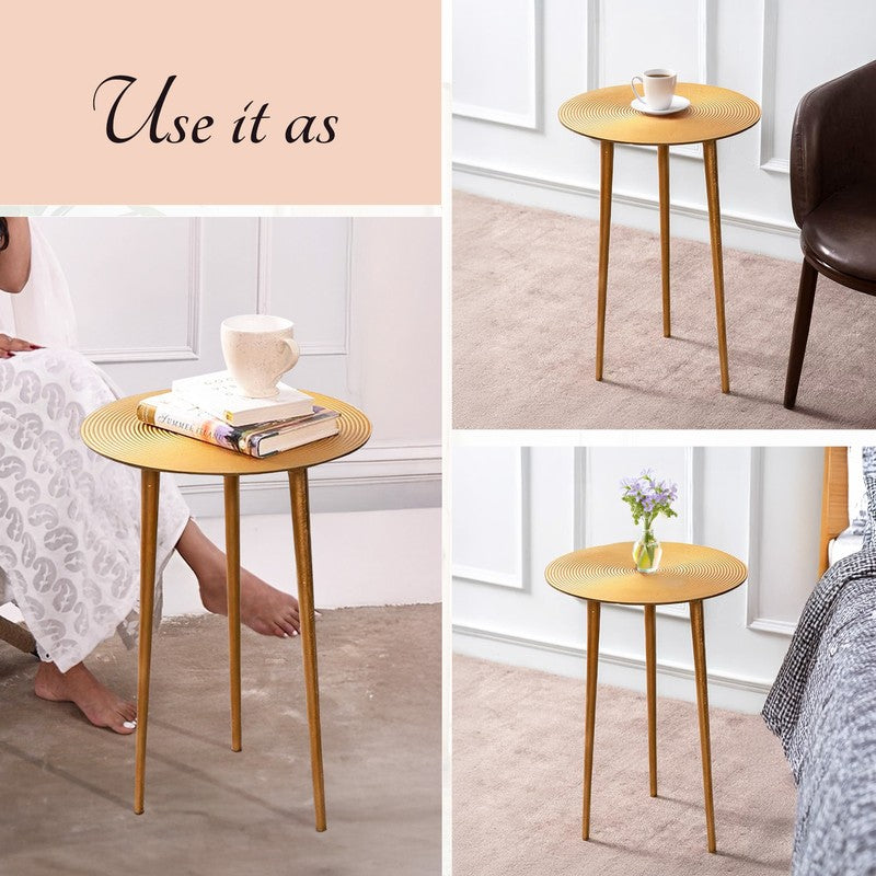 Huddle Center Table (Gold) - Set Of Two media 3