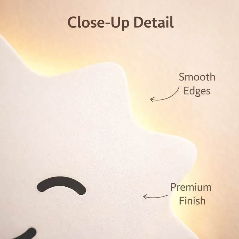 Sunelle Battery Operated MDF Wall Lamp - White media 8