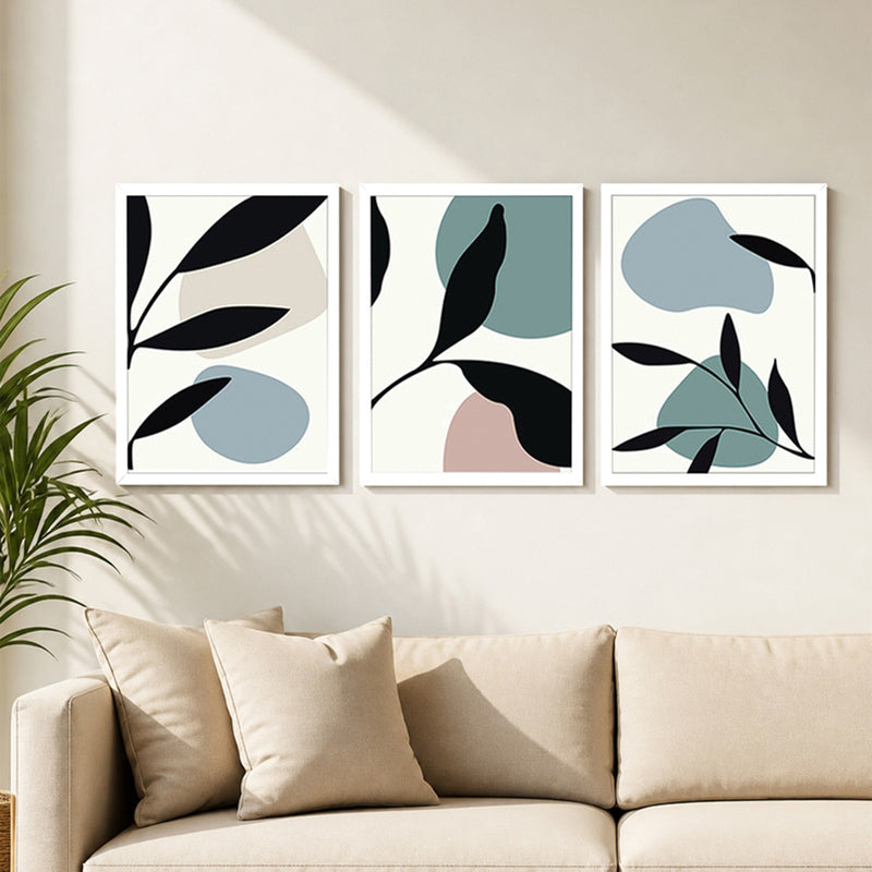 Surreal Leaphony Botanical Wall Art - Set Of Three media 3