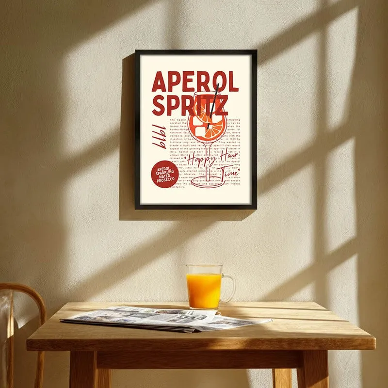Whisk Words Archival Canvas Wall Art - Black media 1