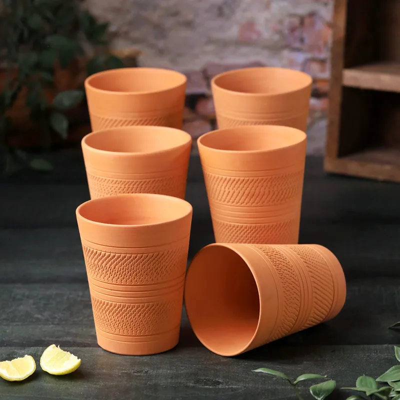 Matki Terracotta Glass (350 mL) - Set Of Six media 3