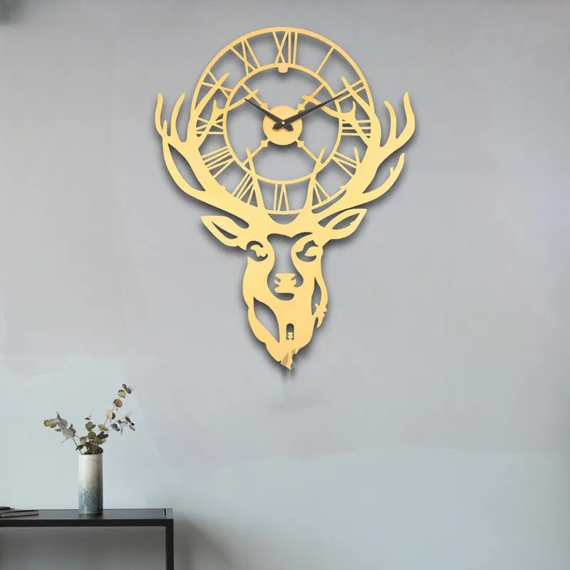 Moment Silent Wall Clock - Gold media 7