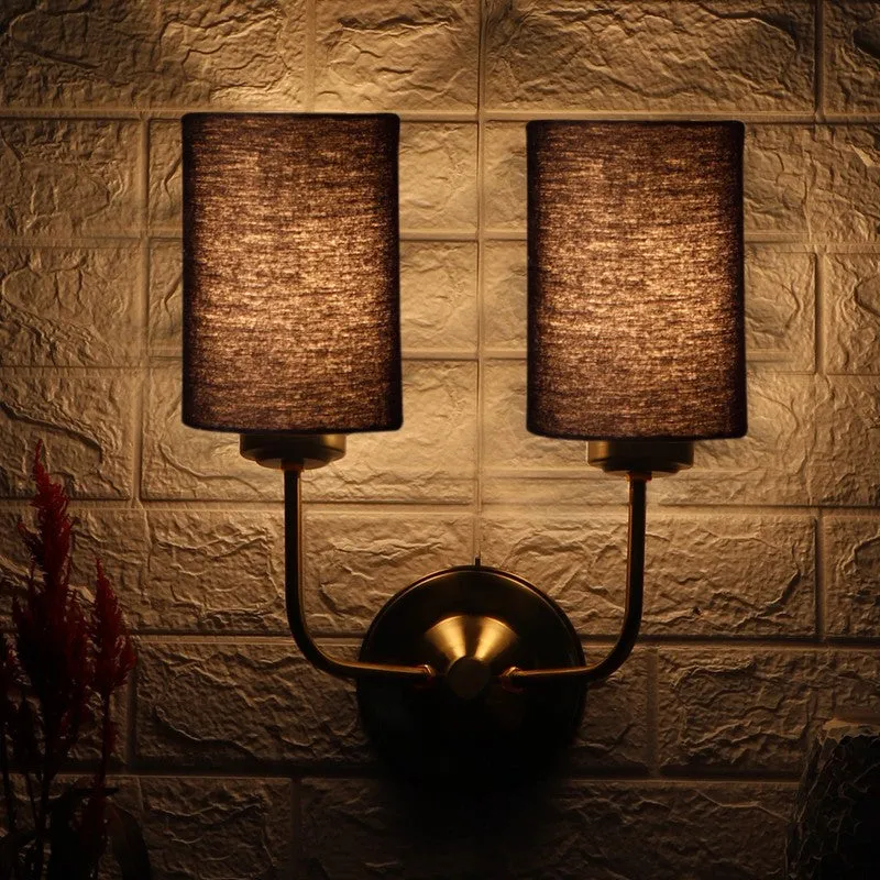 Lumoire Duo Metal Wall Lamp - Gold,Black media 4