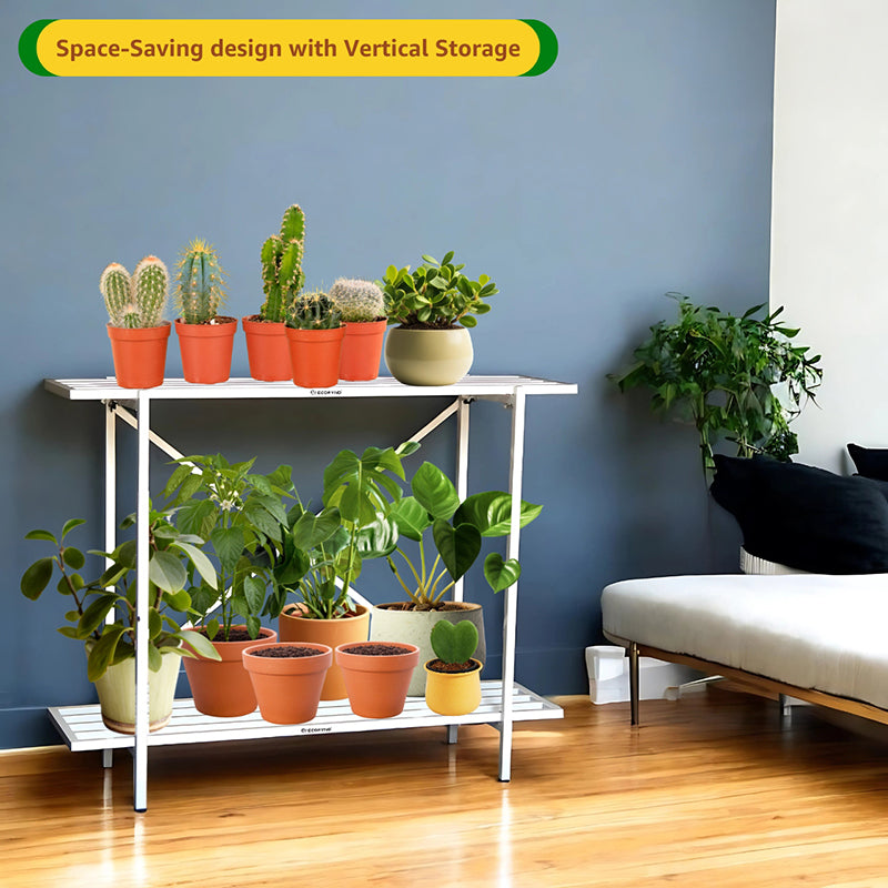 Modan Two Tiered Metal Planter media 5