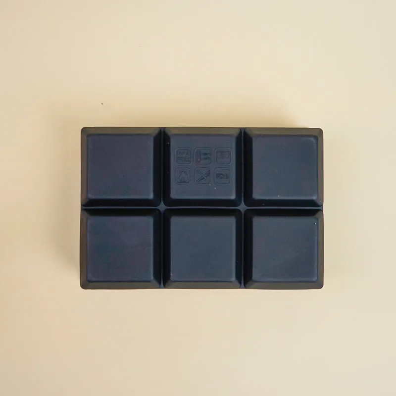 Geometric Silicone 6-Cube Ice Mould - Black media 6