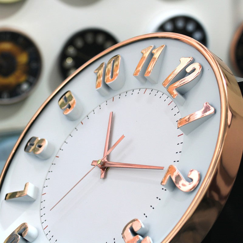Luxe Sweep Plastic Wall Clock media 7