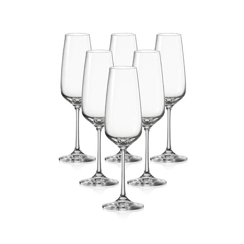 Stella Bohemia Crystal Flute Glasses (190 ML) - Set Of Six media 3