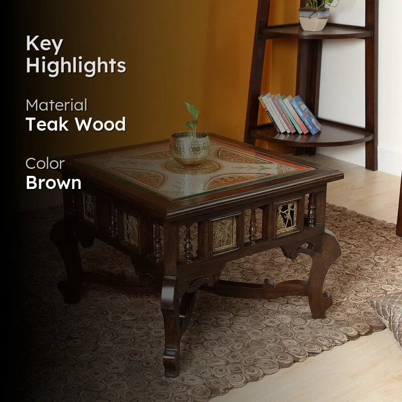 Tamas Teak Wood Side Table media 2
