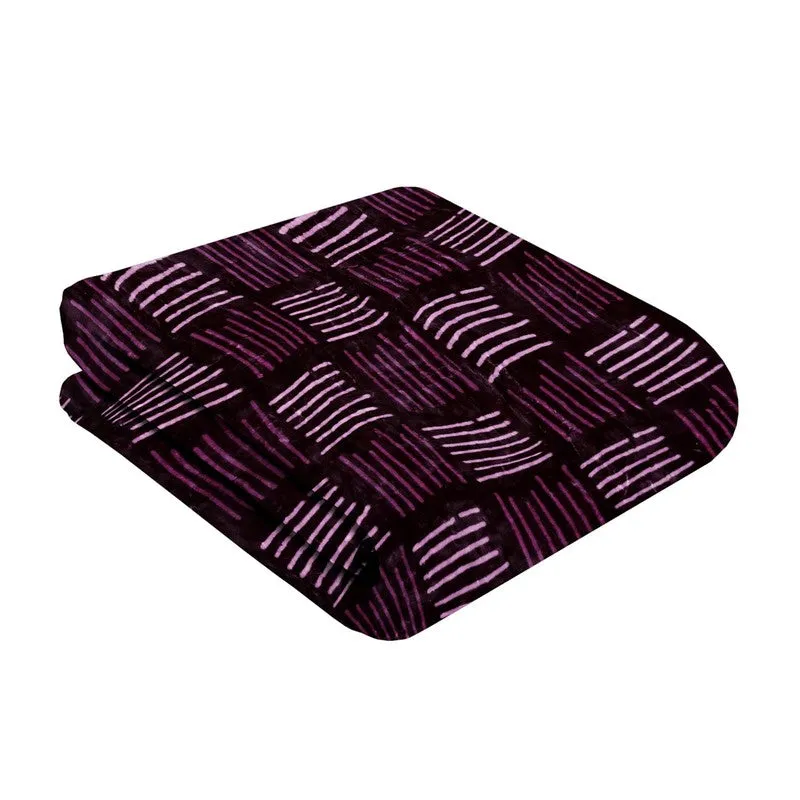 Monte Carlo Velvet Nightfall Blanket (Brown) - 1022 GSM media 6