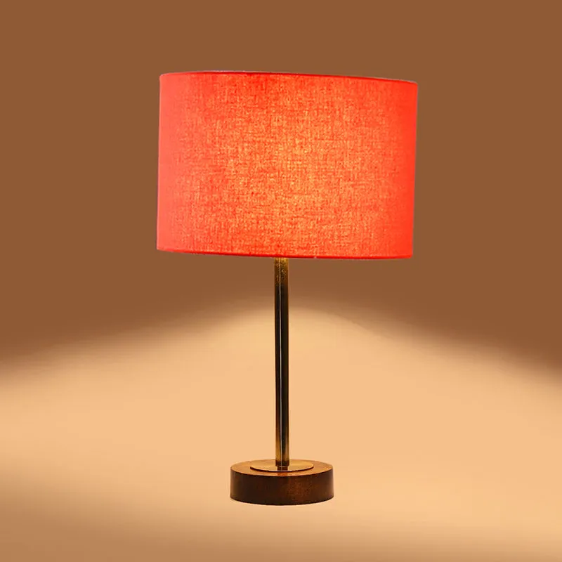 Cotin I Rodin Wooden Table Lamp - Orange,Gold,Brown media 7