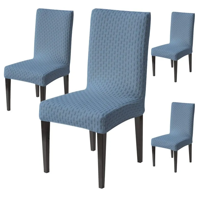 Nexo Neat Fit Chair Cover (Blue) - Set Of Four media 3