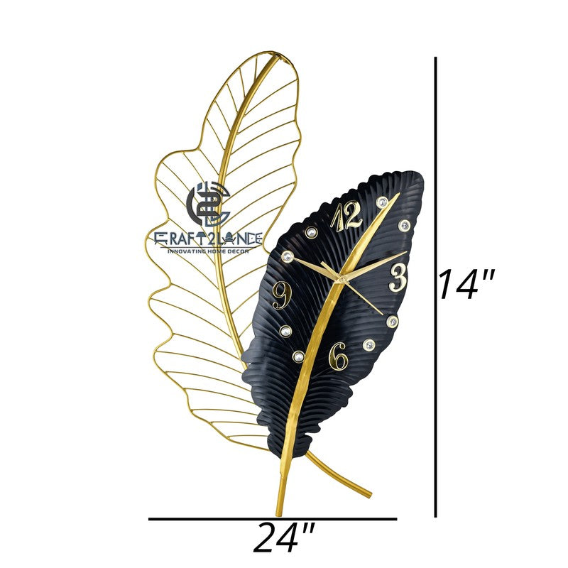 Hourly Silent Wall Clock - Black media 8