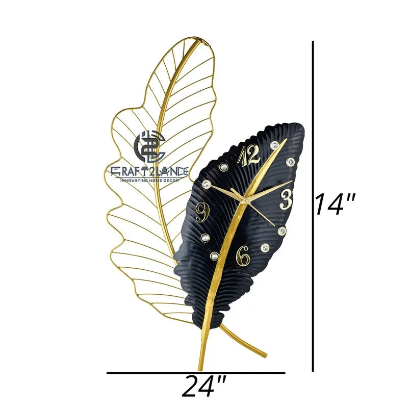 Hourly Silent Wall Clock - Black media 8